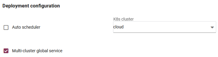 Enable multi-cluster global service