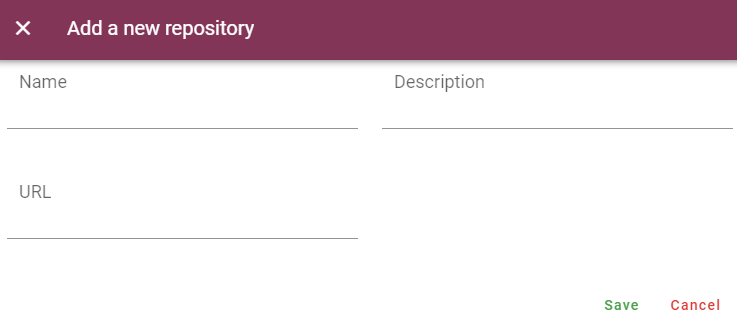 Register a new Helm chart repository
